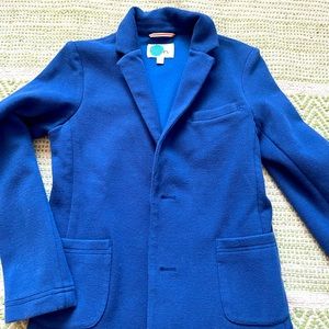 Boden 9-10 sport coat. Cotton sweatshirt like material.